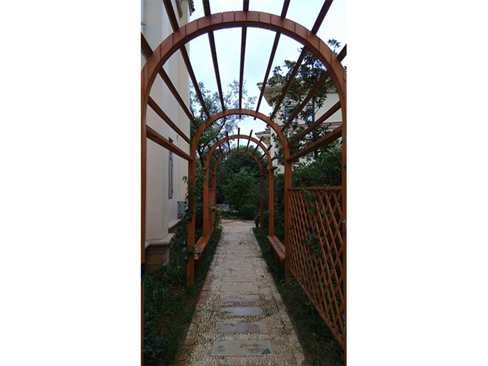 涼亭、花架施工